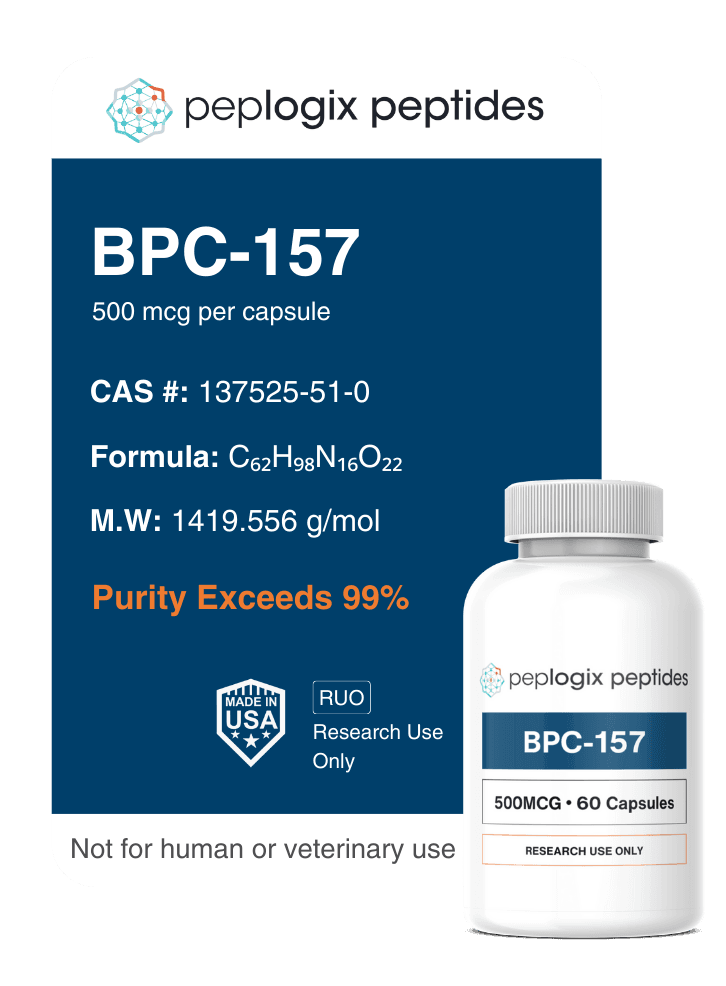 BPC-157 Capsules - 500mcg Default